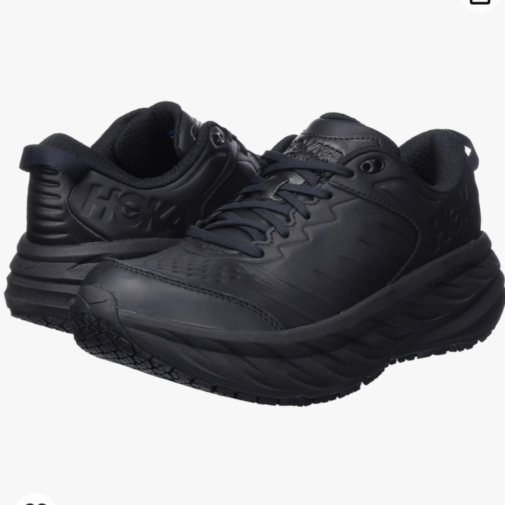 Hoka One Bondi SR Black size 8 Wide